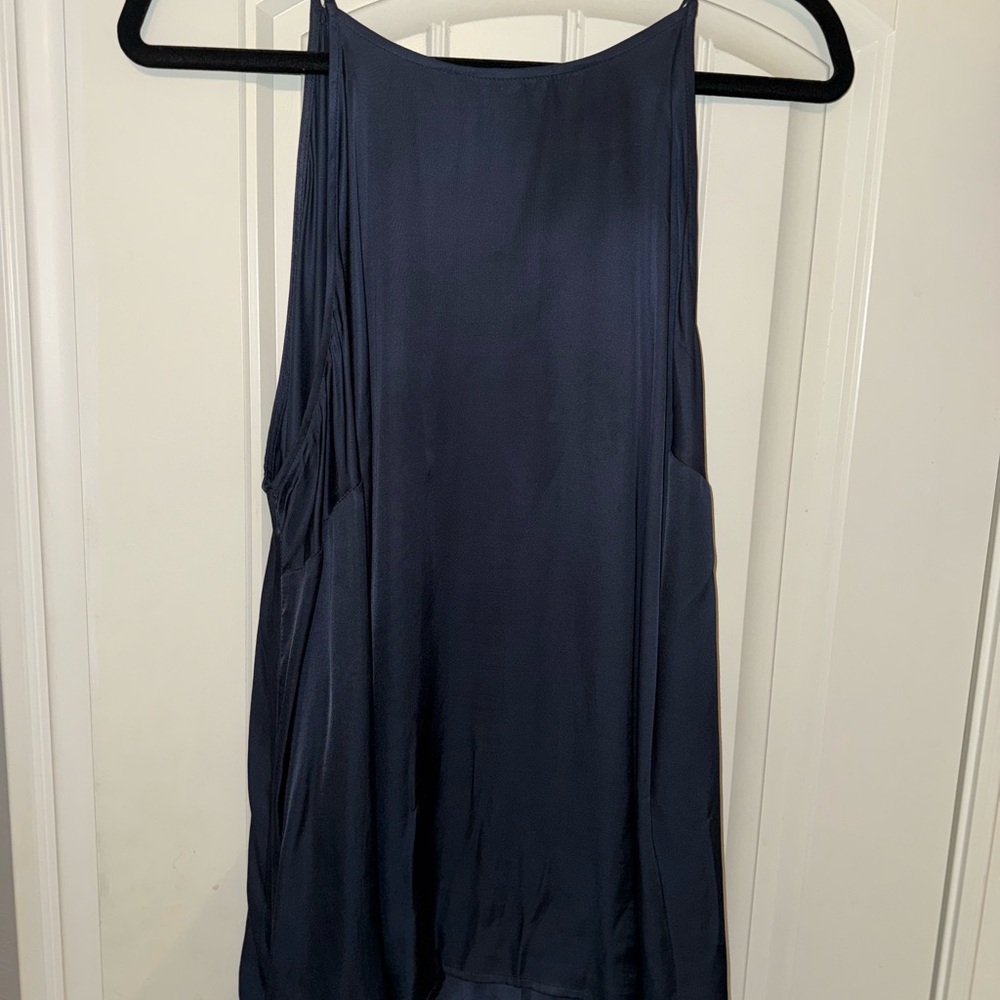 Lane Bryant Navy Dressy Tank Top
